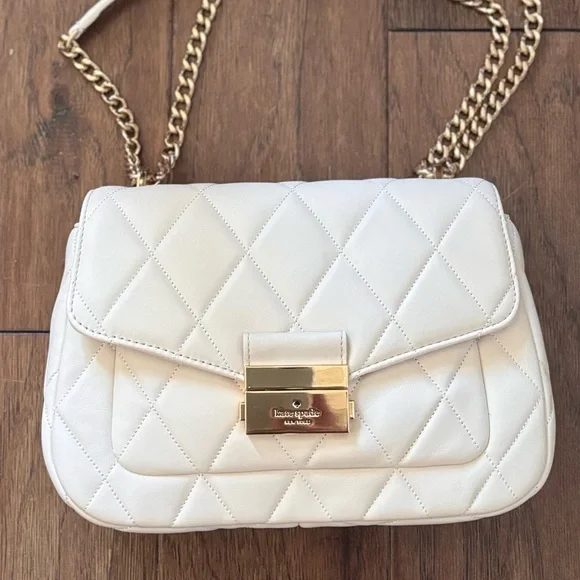 KATE SPADE ♠️ Carey Smooth Quilted Leather Purse Medium - Picture 4 of 5